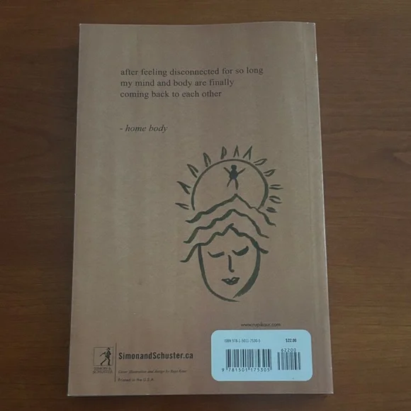 2/$15 Home Body by Rupi Kaur Book - Picture 2 of 5